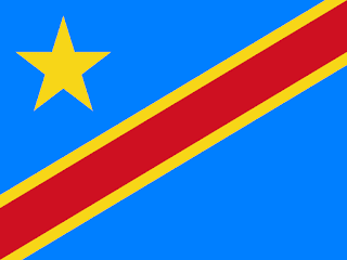 Bandeira de Republica Democratica do Congo